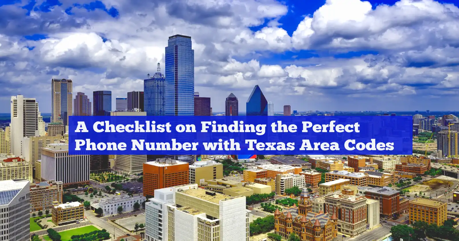 Texas checklist