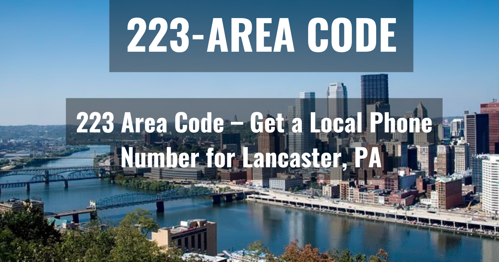 Area code 223 Lancaster, PA