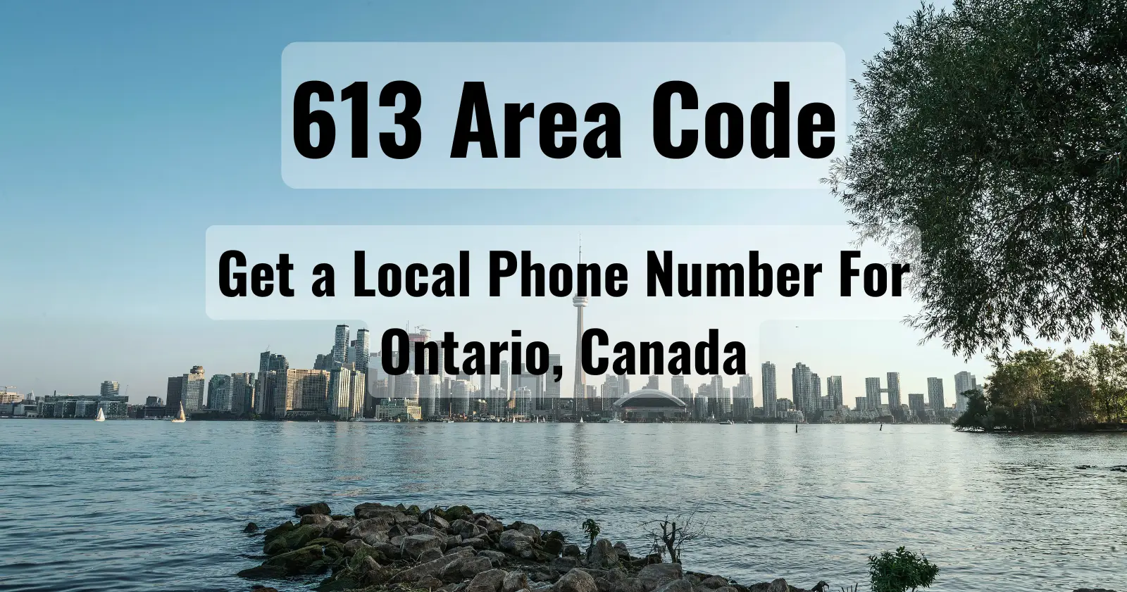 613 area code Ontario Canada