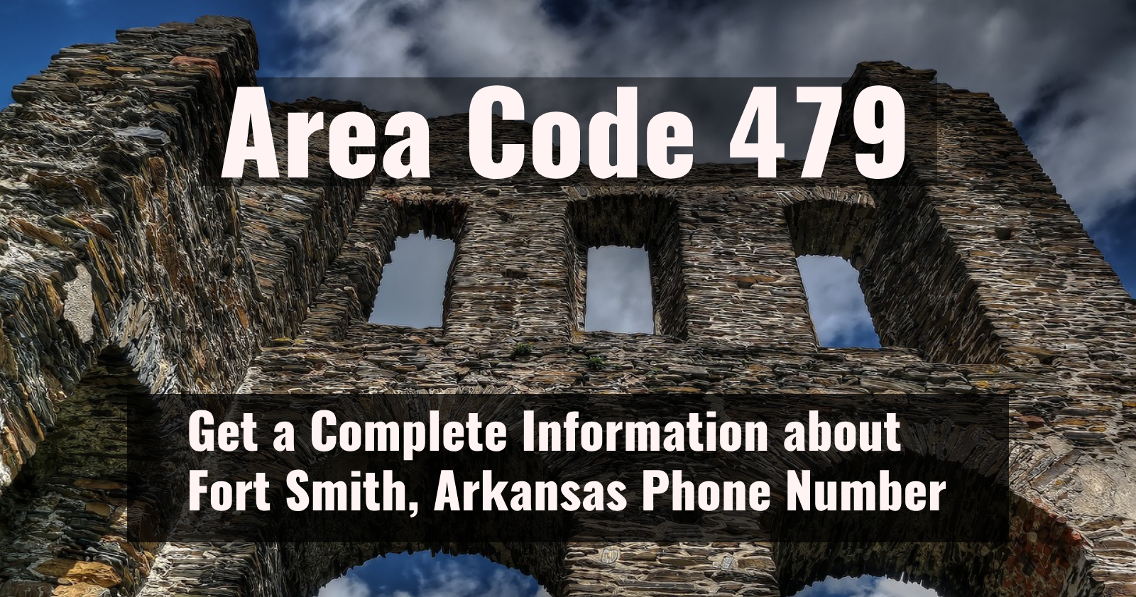 Featured image for the blog on 479 area code