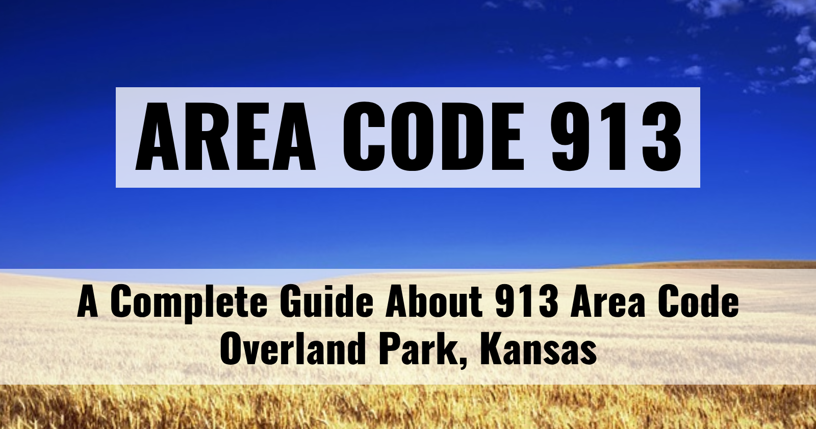 Featured image for 913 Area Code Guide